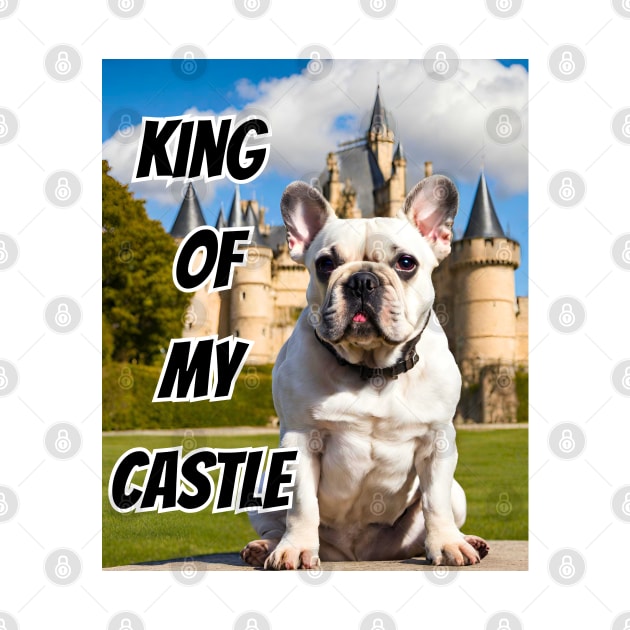 King of My Castle Frenchie by Doodle and Things