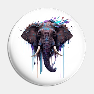 Elephant Splash Art: Majestic Fantasy Visualization #1 Pin