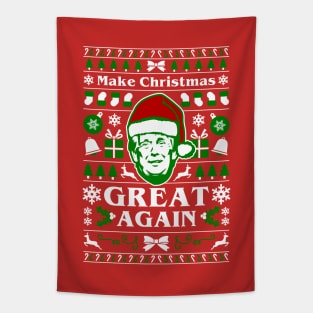 Trump Christmas / Ugly Sweater Tapestry