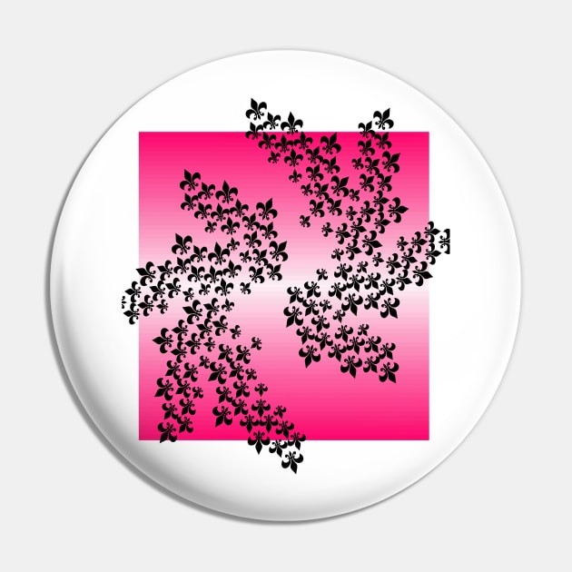 Fleur de Lis fractal (red) Pin by Crayle
