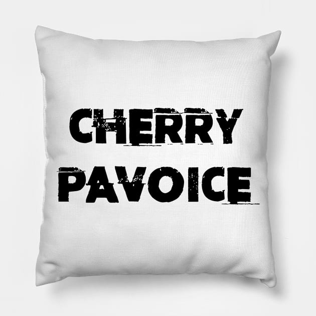 CPAV Text - Light Pillow by CherryPAVoice