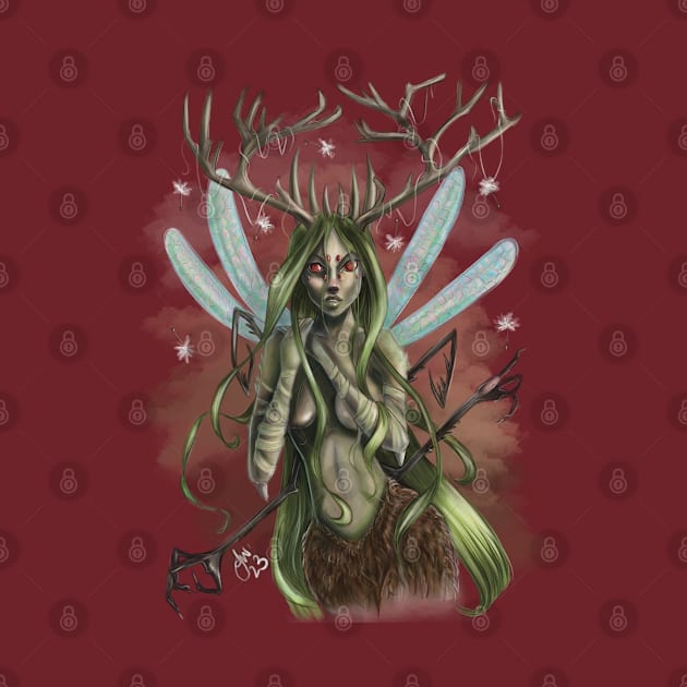 Moss Faerie by Claithulhu