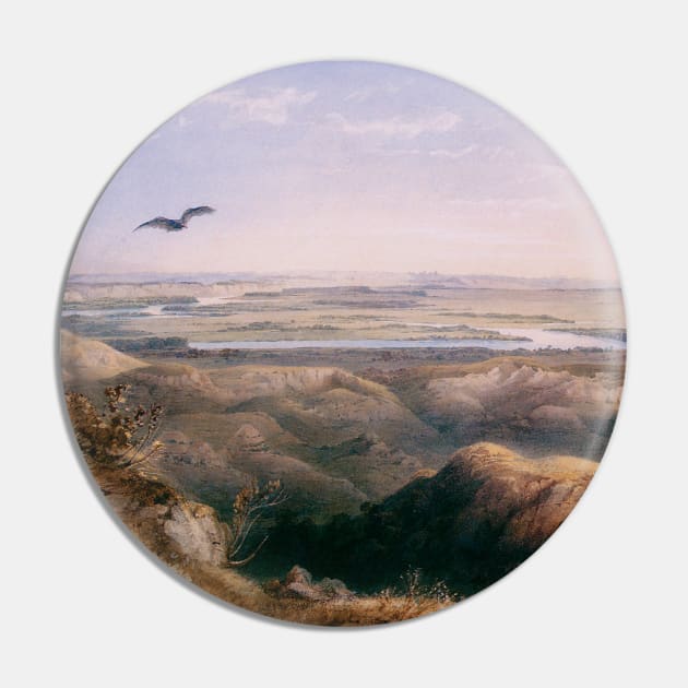 Junction of the Yellowstone and Missouri by Karl Bodmer Pin by MasterpieceCafe