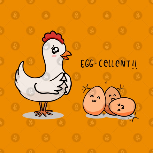 Mommy hen, chicken, eggs, excellent by Anahis Digital Art