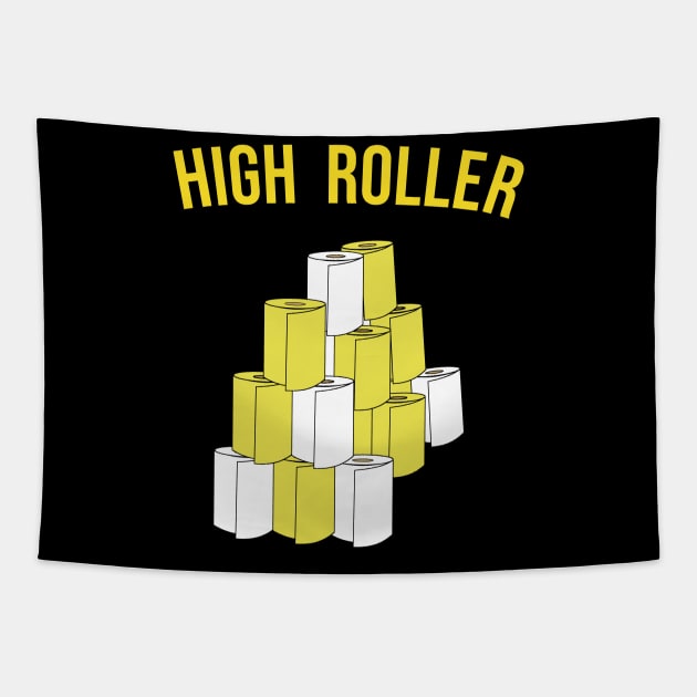 High roller (Gold and white) Tapestry by wondrous