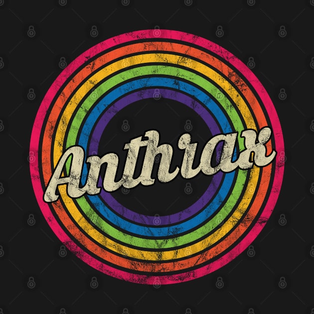 Anthrax - Retro Rainbow Faded-Style by MaydenArt