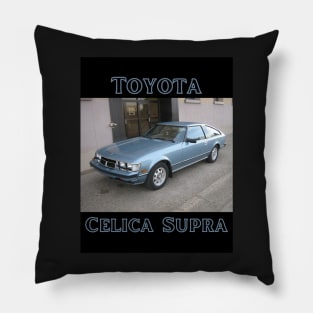 Toyota Celica Supra A50 - Blue Design Pillow