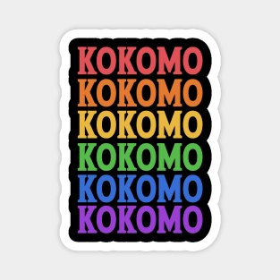 KOKOMO COLORFUL HIGHLAND Magnet