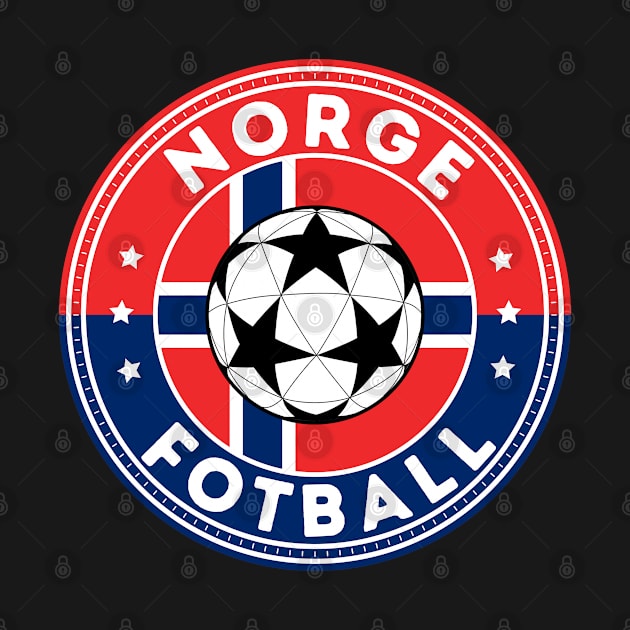 Norway Football Fan by footballomatic