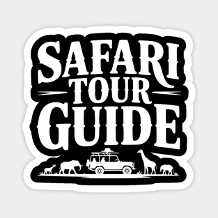 Safari Tour Guide Magnet