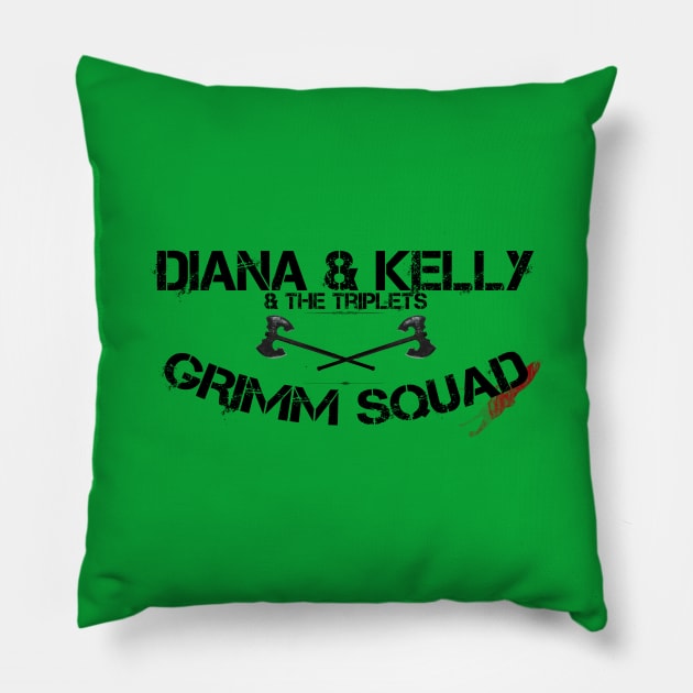 Grimm Squad Pillow by ManuLuce