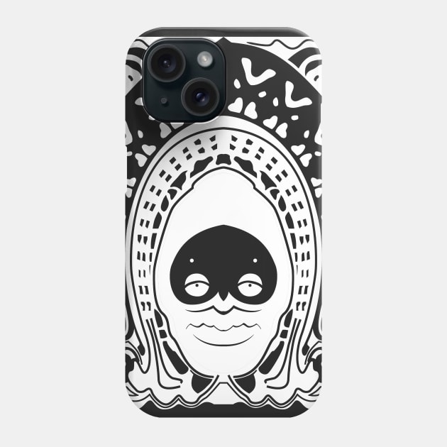 Grimoire Noir (White on Black) Phone Case by SJBTees