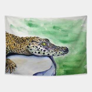 Gator Watercolor Tapestry