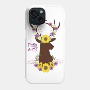 Pretty Antler - Deer Sunflower Phone Case