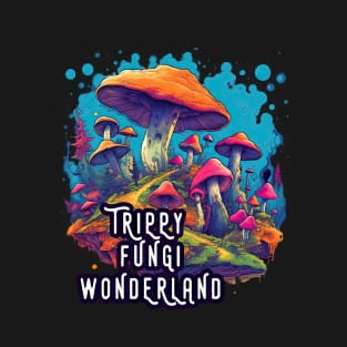 Trippy Fungi Wonderland T-Shirt