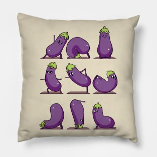 Eggplant Yoga Pillow