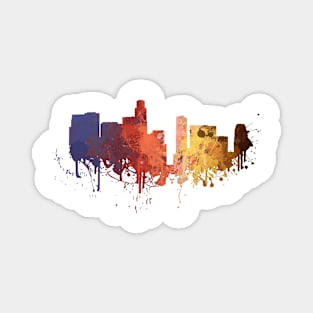 Los Angeles - Painted Skylines Magnet