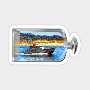 Ship In A Bottle Morro Bay California Magnet