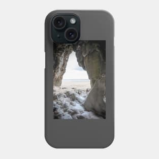 Cave At Pendine Sands, Wales Phone Case