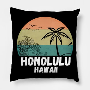 Honolulu Hawaii Pillow