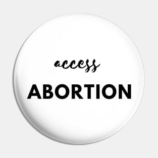 Abortion rights Pin