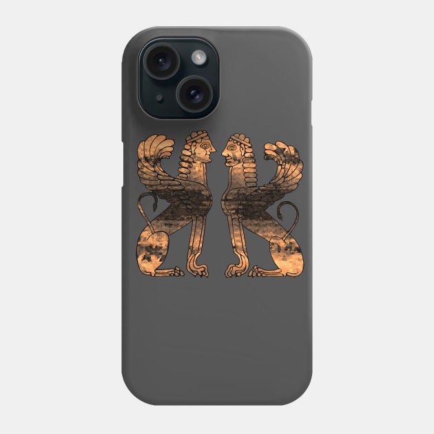 Sitting Sphinxes Phone Case by Mosaicblues