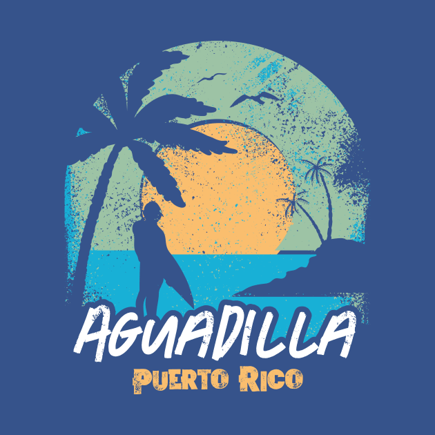 Retro Sunset Aguadilla Puerto Rico Surfing // Retro Beach by Now Boarding