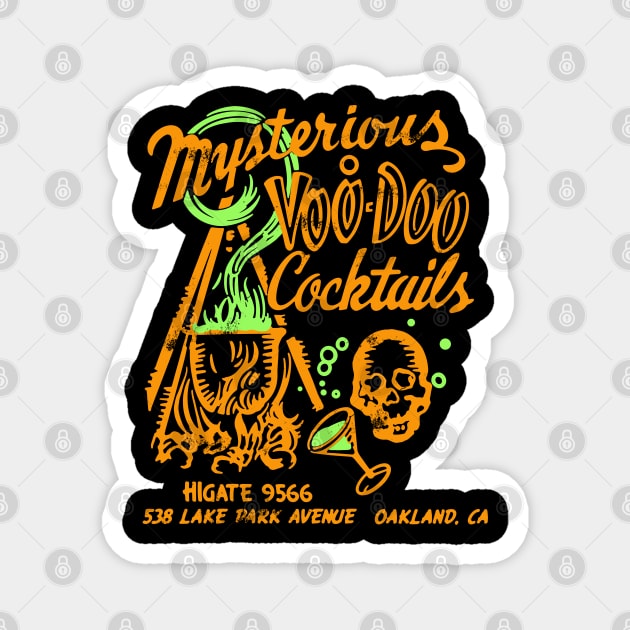 Mysterios Voodoo Tiki Bar Magnet by StudioPM71