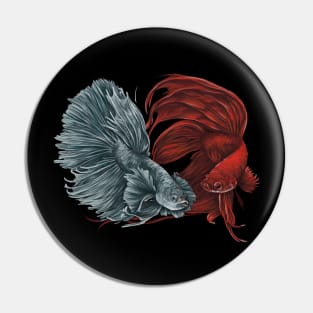 Fighting fish Pin