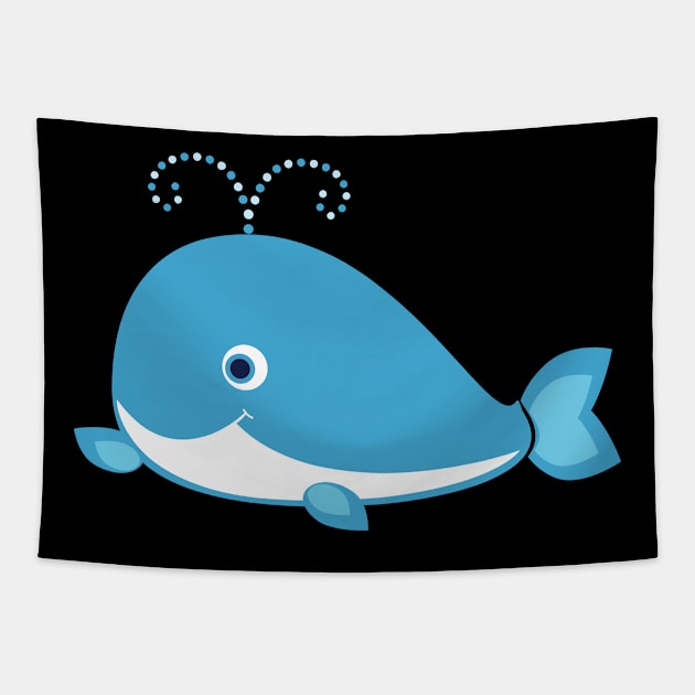 Whale Whale Gift Tapestry by StacysCellar