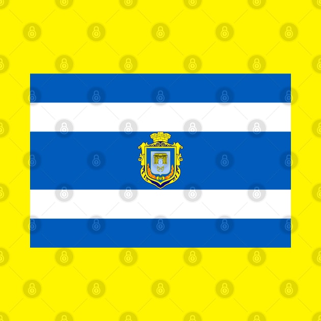 Flag of Kherson Ukraine by brigadeiro