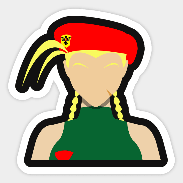 Street Fighter: Cammy Vinyl Sticker 