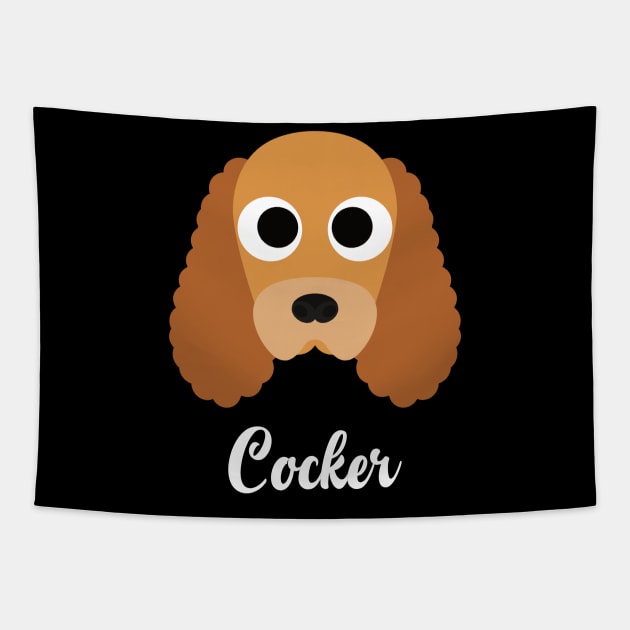 Cocker - English Cocker Spaniel Tapestry by DoggyStyles