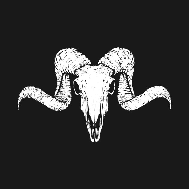 Ram Skull by darktwist