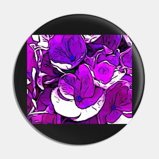 Hot pink and purple abstract Pin