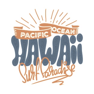 Pacific Ocean Hawaii Surf Paradise Surfer's T-Shirt