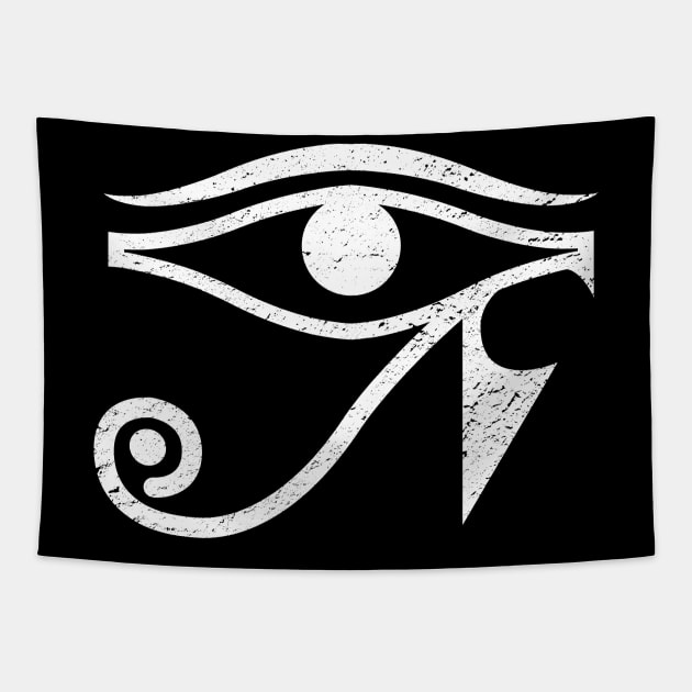 Eye of Horus Tapestry by nickbeta