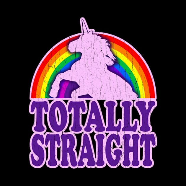 Funny - Totally Straight Unicorn Rainbow by zaymen.bouragba