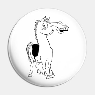 Horse Charicature Pin