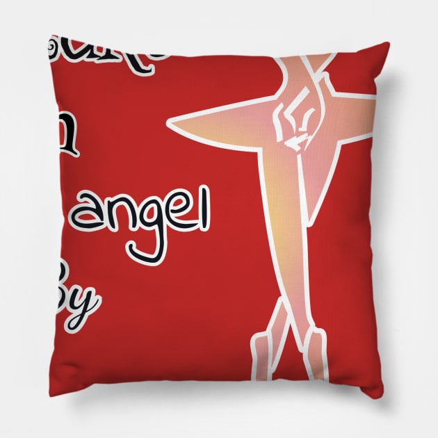Take an angel by the wing Pillow by Lala & Lolo
