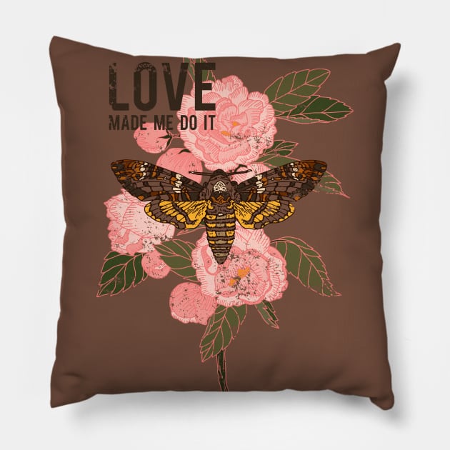 Love made me do it Pillow by NJORDUR