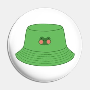 Frog bucket hat Pin