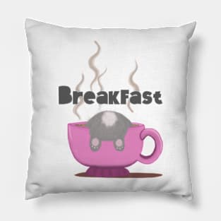 Coffee for Breakfast Pillow