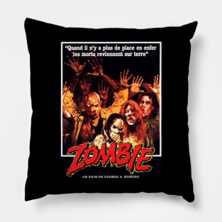 Classic Zombie Movie Poster - Night of the Living Dead Pillow