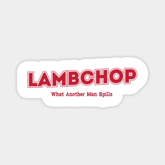 Lambchop What Another Man Spills Magnet by PowelCastStudio