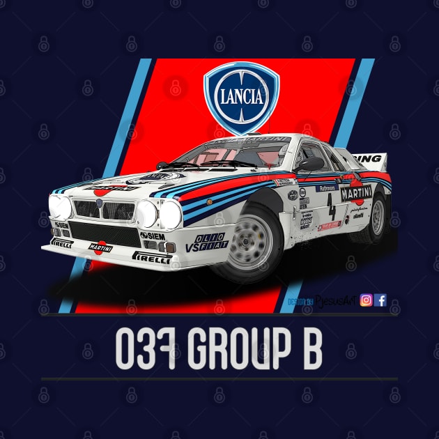 Lancia 037 GroupB by PjesusArt