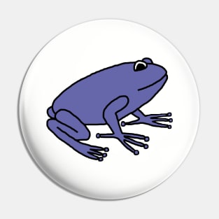 Very Peri Periwinkle Blue Frog Color of the Year 2022 Pin