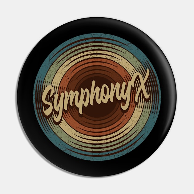 Symphony X Vintage Vinyl Pin by musiconspiracy