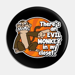 Evil m. logo Pin