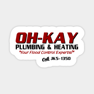 Wet Bandits OH-KAY Plumbing Magnet